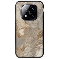 The Marble Collection - Natural Xiaomi Redmi Note 14 Pro+ 5G Groove TPU (Tempered Glass και TPU)