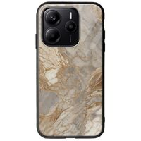 The Marble Collection - Natural Xiaomi Redmi Note 14 5G Groove TPU (Tempered Glass και TPU)
