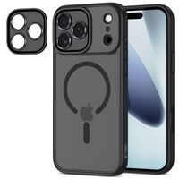 Ματ μαύρη θήκη iPhone 17 Pro Max με προστασία κάμερας Magcam
