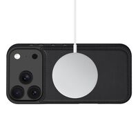 Μαύρη ματ θήκη με πορτοφόλι για iPhone 17 Pro Max