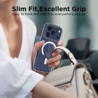 Θήκη iPhone 17 Pro Max Flexair Tech Protect με glitter και ανυψωμένα άκρα