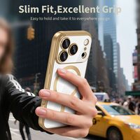 Premium χρυσή θήκη για iPhone 17 Pro MagSafe