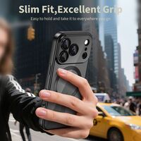 Προστατευτική θήκη iPhone 17 Pro γυαλιστερή μαύρη