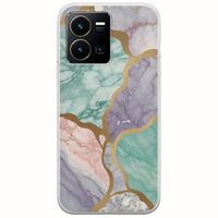 The Marble Collection - Pastel Vivo Y35 Flexible TPU (Διάφανη Σιλικόνη)
