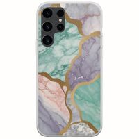 The Marble Collection - Pastel Samsung Galaxy S23 Ultra 5G Flexible TPU (Διάφανη Σιλικόνη)