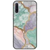 The Marble Collection - Pastel Samsung Galaxy Note 10 Black TPU (Μαύρη Σιλικόνη)
