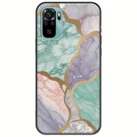 The Marble Collection - Pastel Xiaomi Redmi Note 10 / 10s Black TPU (Μαύρη Σιλικόνη)