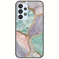 The Marble Collection - Pastel Samsung Galaxy A53 5G Black TPU (Μαύρη Σιλικόνη)