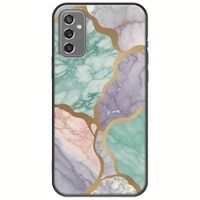 The Marble Collection - Pastel Samsung Galaxy M13 4G Black TPU (Μαύρη Σιλικόνη)