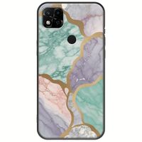 The Marble Collection - Pastel Xiaomi Redmi 10A Black TPU (Μαύρη Σιλικόνη)