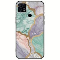 The Marble Collection - Pastel Xiaomi Poco C40 Black TPU (Μαύρη Σιλικόνη)