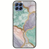 The Marble Collection - Pastel Samsung Galaxy M33 5G Black TPU (Μαύρη Σιλικόνη)