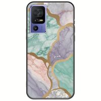 The Marble Collection - Pastel TCL 40 SE Black TPU (Μαύρη Σιλικόνη)