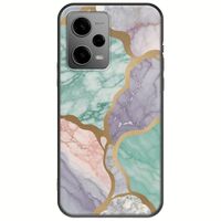 The Marble Collection - Pastel Xiaomi Poco X5 5G Black TPU (Μαύρη Σιλικόνη)
