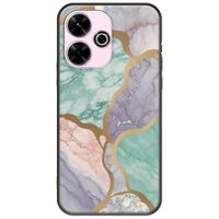 The Marble Collection - Pastel Xiaomi Redmi 13 4G Black TPU (Μαύρη Σιλικόνη)