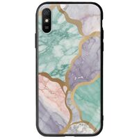 The Marble Collection - Pastel Xiaomi Redmi 9A Groove TPU (Tempered Glass και TPU)