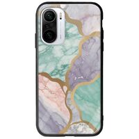 The Marble Collection - Pastel Xiaomi Poco F3 Groove TPU (Tempered Glass και TPU)