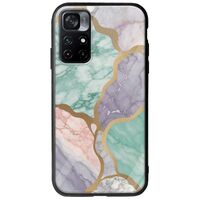 The Marble Collection - Pastel Xiaomi Poco M4 Pro 5G Groove TPU (Tempered Glass και TPU)