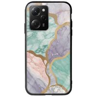 The Marble Collection - Pastel Xiaomi Poco X5 Pro 5G Groove TPU (Tempered Glass και TPU)