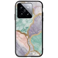 The Marble Collection - Pastel Xiaomi 14T 5G Groove TPU (Tempered Glass και TPU)