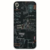 Aesthetic Black Sony Xperia XA Flexible TPU (Διάφανη Σιλικόνη)