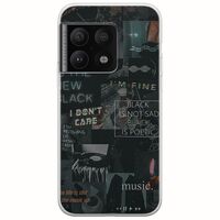 Aesthetic Black OnePlus 10 Pro Flexible TPU (Διάφανη Σιλικόνη)