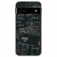 Aesthetic Black Google Pixel 6a 5G Flexible TPU (Διάφανη Σιλικόνη)