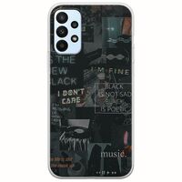 Aesthetic Black Samsung Galaxy A23 5G Flexible TPU (Διάφανη Σιλικόνη)