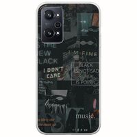 Aesthetic Black Realme GT Neo 3T Flexible TPU (Διάφανη Σιλικόνη)