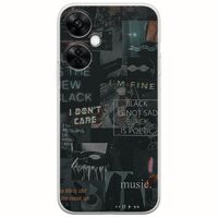 Aesthetic Black OnePlus Nord CE 3 Lite 5G Flexible TPU (Διάφανη Σιλικόνη)