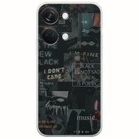 Aesthetic Black OnePlus Nord 3 5G Flexible TPU (Διάφανη Σιλικόνη)