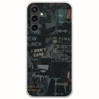 Aesthetic Black Samsung Galaxy S23 FE 5G Flexible TPU (Διάφανη Σιλικόνη)