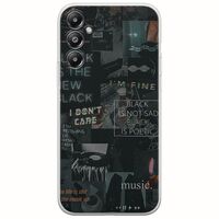 Aesthetic Black Samsung Galaxy A05s Flexible TPU (Διάφανη Σιλικόνη)