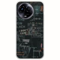 Aesthetic Black Realme 11 5G Flexible TPU (Διάφανη Σιλικόνη)