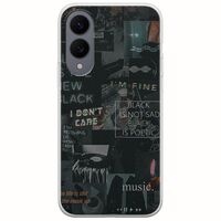 Aesthetic Black Samsung Galaxy S25 Edge 5G Flexible TPU (Διάφανη Σιλικόνη)
