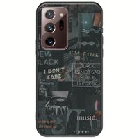 Aesthetic Black Samsung Galaxy Note 20 Ultra Black TPU (Μαύρη Σιλικόνη)