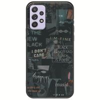 Aesthetic Black Samsung Galaxy A52 (4G/5G) A52s Black TPU (Μαύρη Σιλικόνη)