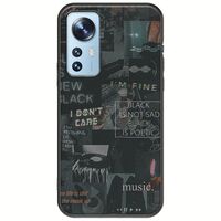 Aesthetic Black Xiaomi 12 / 12X Black TPU (Μαύρη Σιλικόνη)