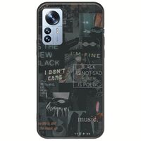 Aesthetic Black Xiaomi 12 Pro Black TPU (Μαύρη Σιλικόνη)