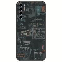 Aesthetic Black TCL 20S / 20 5G / 20L / 20L+ Black TPU (Μαύρη Σιλικόνη)