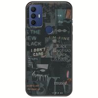 Aesthetic Black TCL 305 / 306 / 30E / 30SE Black TPU (Μαύρη Σιλικόνη)