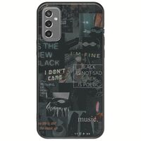 Aesthetic Black Samsung Galaxy M13 4G Black TPU (Μαύρη Σιλικόνη)