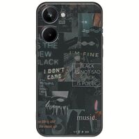 Aesthetic Black Realme 10 4G Black TPU (Μαύρη Σιλικόνη)