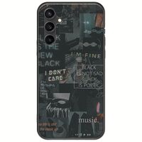 Aesthetic Black Samsung Galaxy S23 FE 5G Black TPU (Μαύρη Σιλικόνη)