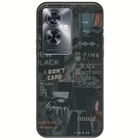 Aesthetic Black Oppo A79 5G Black TPU (Μαύρη Σιλικόνη)