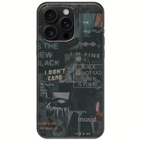 Aesthetic Black iPhone 16 Pro Max Black TPU (Μαύρη Σιλικόνη)