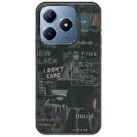 Aesthetic Black Realme C63 Black TPU (Μαύρη Σιλικόνη)