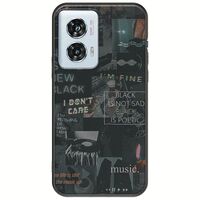 Aesthetic Black Motorola Edge 50 Fusion 5G Black TPU (Μαύρη Σιλικόνη)