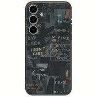Aesthetic Black Samsung Galaxy S24 FE 5G Black TPU (Μαύρη Σιλικόνη)