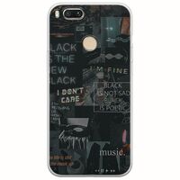 Aesthetic Black Xiaomi Mi A1 / Mi 5X Flexible TPU (Διάφανη Σιλικόνη)